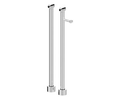 set universele vrijstaande badkraankoppelingen rond