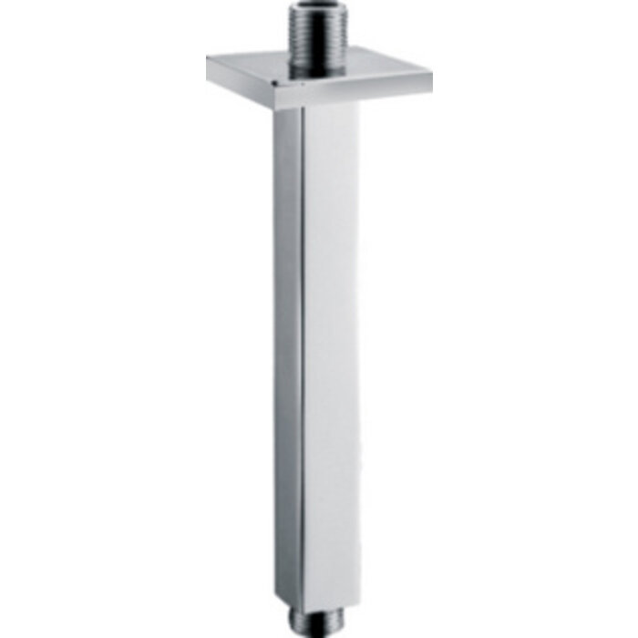 Wiesbaden Rombo douchearm met plafondbevestiging 30 cm chroom