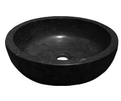 Wiesbaden Raw waskom rond 40x12 cm hardsteen gezoet