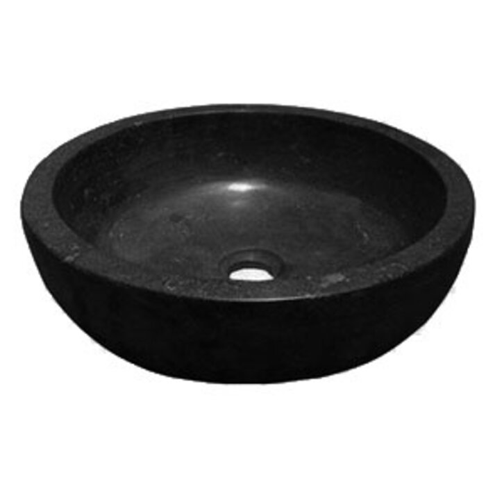 Wiesbaden Raw waskom rond 40x12 cm hardsteen gezoet