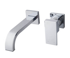 Rombo inbouw-wastafelmengkraan éénhendel chroom