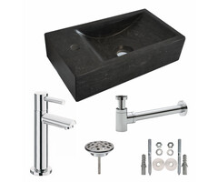 One Pack Hardstenen fontein 40x22x10 links compl.