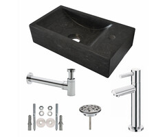 One Pack Hardstenen fontein 40x22x10 rechts compl.