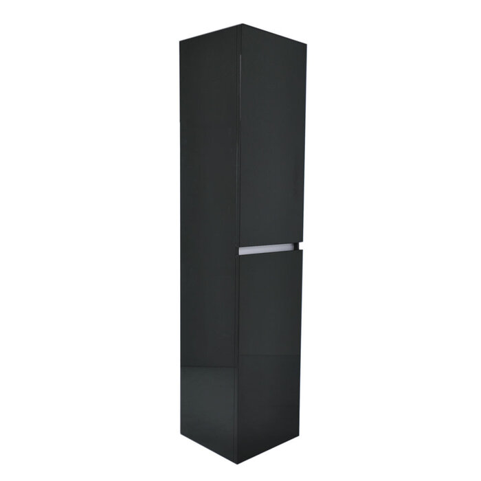 Wiesbaden Vision kolomkast 2 deuren 160x35x35 hoogglans grijs