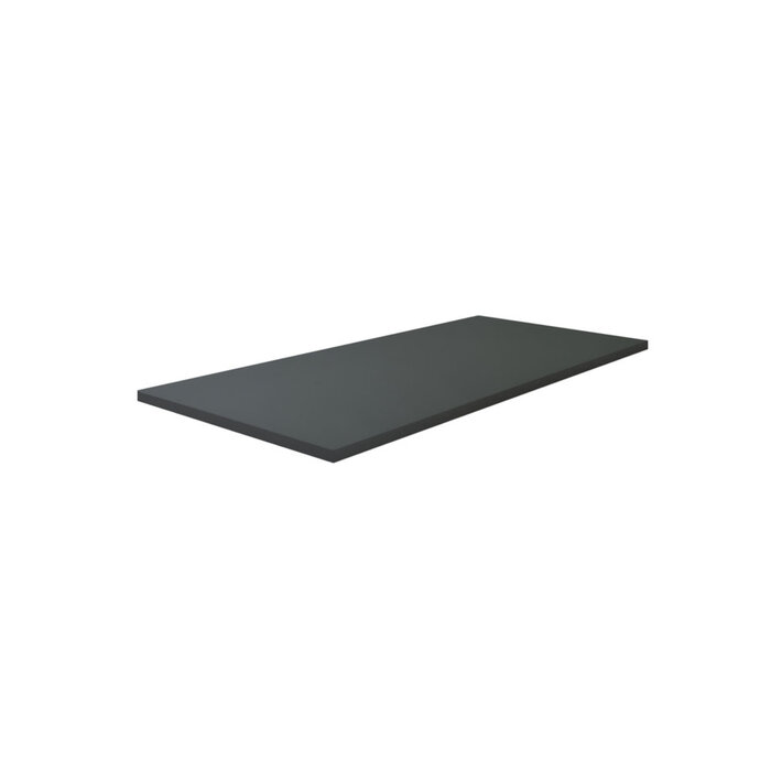 Wiesbaden Vision topblad 1000x460x25 hoogglans grijs