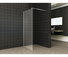 Cerra eco inloopdouche 800 x 1950 x 6 mm helder glas/chroom