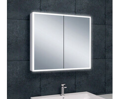 Quatro spiegelkast met LED, dimbaar 80 x 70 x 13 cm