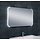 Bracket spiegel rechthoek met LED, dimbaar en spiegelverwarming 100 x 60 cm