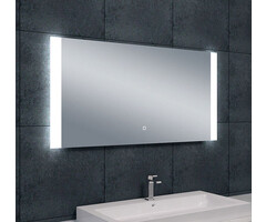 Wiesbaden Sunny spiegel rechthoek met LED, dimbaar en spiegelverwarming 120 x 60 cm