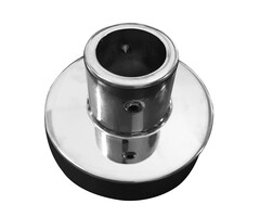 Caral muurplaat voor thermostatische regendoucheset opbouw chroom