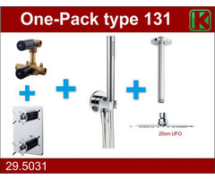 one-pack inbouwthermost.set type 131 CHR (20cm ufo)