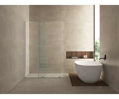 Rolso verleng inloopdouche 1000 x 2000 x 10 mm helder glas/chroom