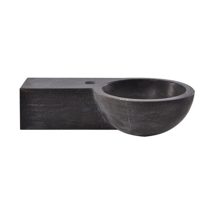 Wiesbaden Wiesbaden fontein links rond 40x23x10 cm hardsteen gezoet