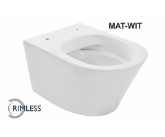 Vesta wandcloset rimless mat wit