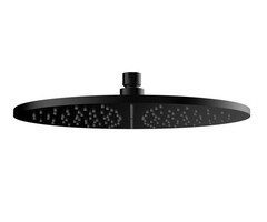 Wiesbaden Caral hoofddouche rond 30 x 0,8 cm mat zwart