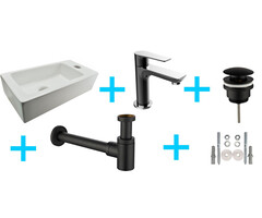 one-pack Mini Rhea fontein rechts+Casma zwart