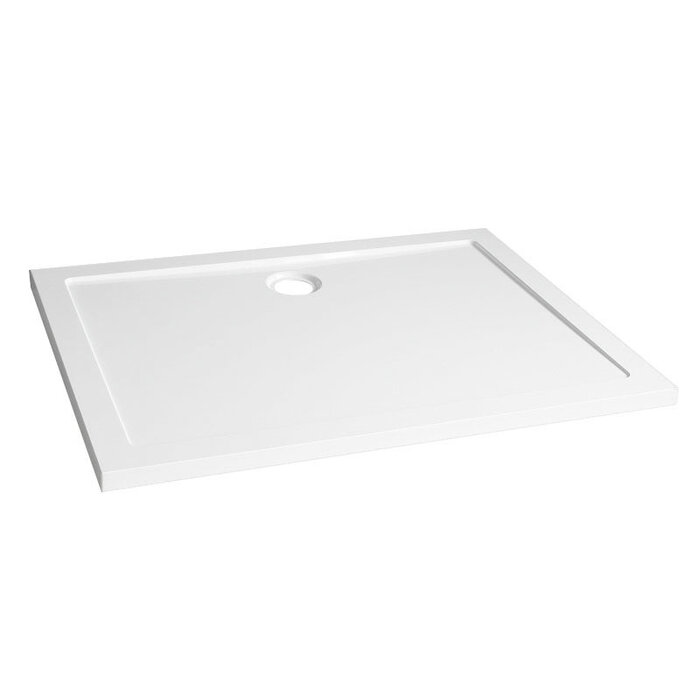 Douchebak acryl 120x90x4 cm wit