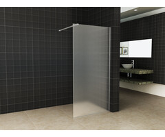 Slim profielset met stabilisatiestang 120 cm geborsteld staal