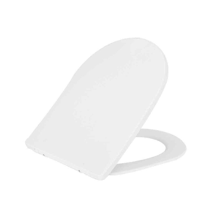 Shade slim toiletzitting softclose en quick release mat wit