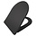 Shade slim toiletzitting softclose en quick release mat zwart