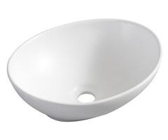 Barco waskom ovaal 40 x 33 x 14,5 cm keramiek mat wit