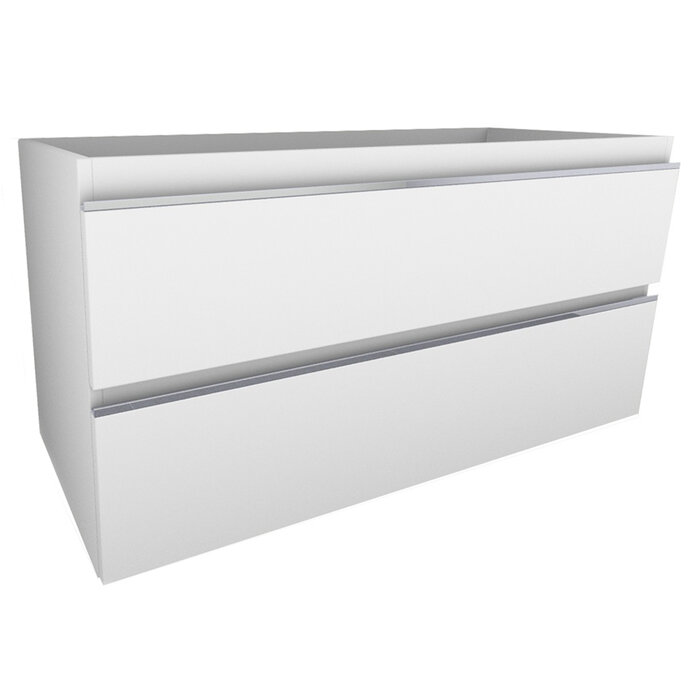 Tigris onderkast met 2 laden 100 x 46 cm glans wit