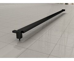Wiesbaden Horizon stabilisatiestang 120 cm voor nisdeur mat zwart (oud model)