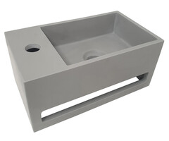 Wiesbaden Julia fontein links Solid surface 35 x 20 x 16 cm betonlook