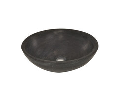 Wiesbaden Raw waskom rond 40x14 cm hardsteen gezoet