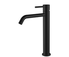 Style XL hoge wastafelmengkraan mat zwart