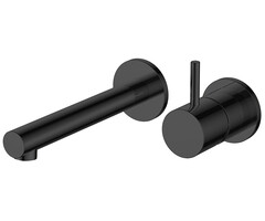 Wiesbaden Style inbouwwastafelkraan mat zwart