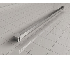 Slim stabilisatiestang 120 cm geborsteld staal