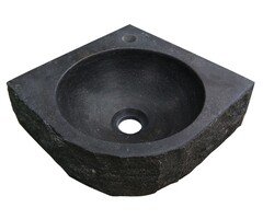 Wiesbaden hamerslag hoekfontein 30x30x10 cm hardsteen gezoet