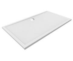 Douchebak acryl 160x90x4 cm wit