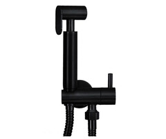 304 bidet handdoucheset mat zwart