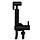 304 bidet handdoucheset mat zwart