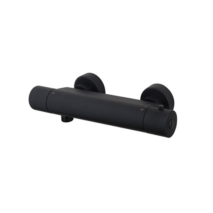 Eco Cool-Touch thermostatische douchemengkraan mat zwart