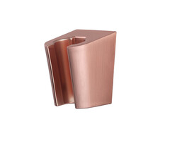 Wandhanddouchehouder kunststof geborsteld koper