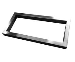 Geborsteld stalen vierkante supportbeugel 46x22