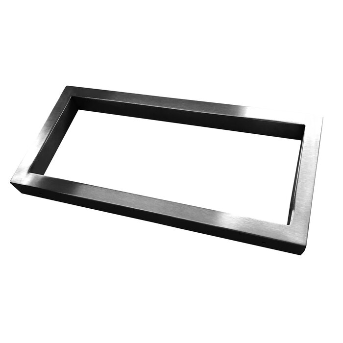 Geborsteld stalen vierkante supportbeugel 46x22