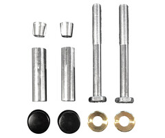 Wiesbaden schroevenset voor supportbeugels mat zwart