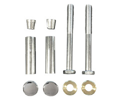 Wiesbaden Schroevenset (2 st) tbv supportbeugels chroom