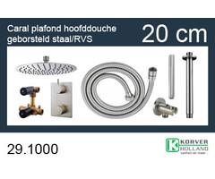 Wiesbaden one-pack inbouwthermostaatset rond type 201 GS (20cm)