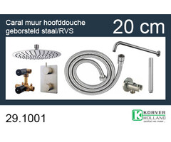 one-pack inbouwthermostaatset rond type 202 GS (20cm)