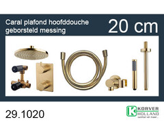 Wiesbaden one-pack inbouwthermostaatset rond type 401 GM (20cm)