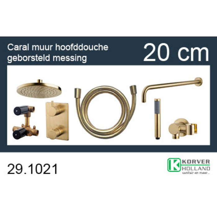 one-pack inbouwthermostaatset rond type 402 GM (20cm)
