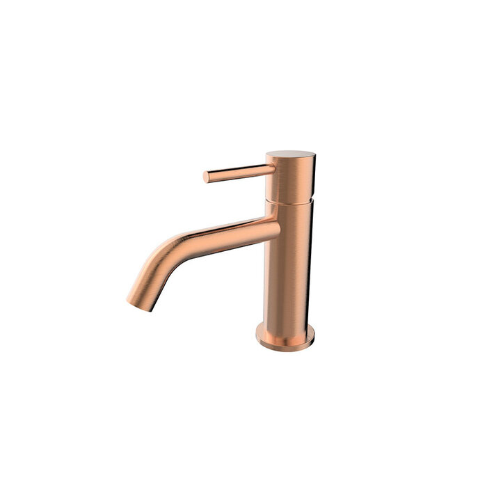 Wiesbaden Style wastafelmengkraan geborsteld koper