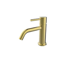 Style wastafelmengkraan geborsteld messing