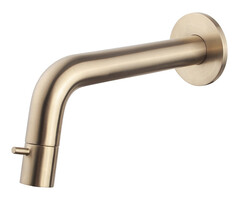 Sophia fonteinkraan inkortbaar met muurbevestiging 1/2" geborsteld messing