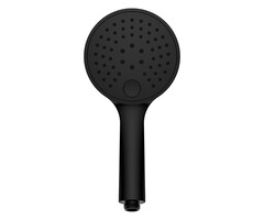 Rain losse verstelbare klik-handdouche mat-zwart